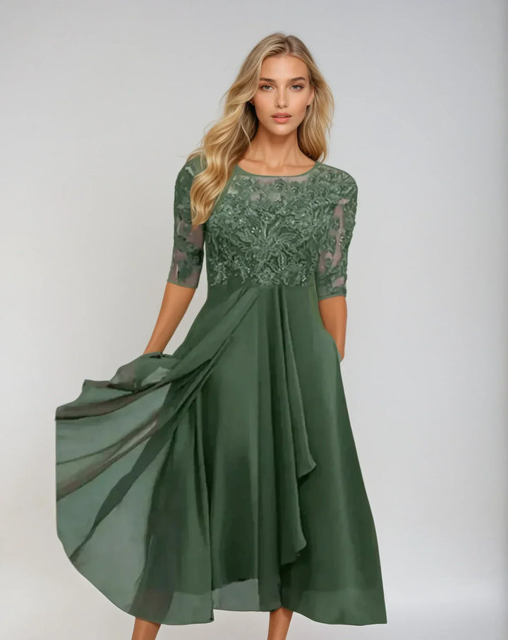 Margherita | Timeless Lace Maxi Dress for Special Occasions