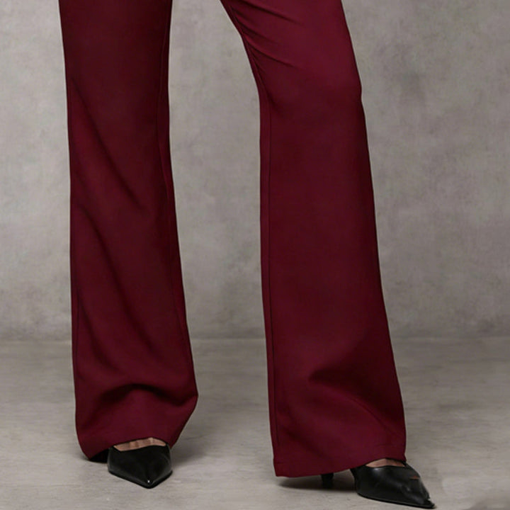 EVELYN™ | Elegant High-Waisted Wide-Leg Trousers