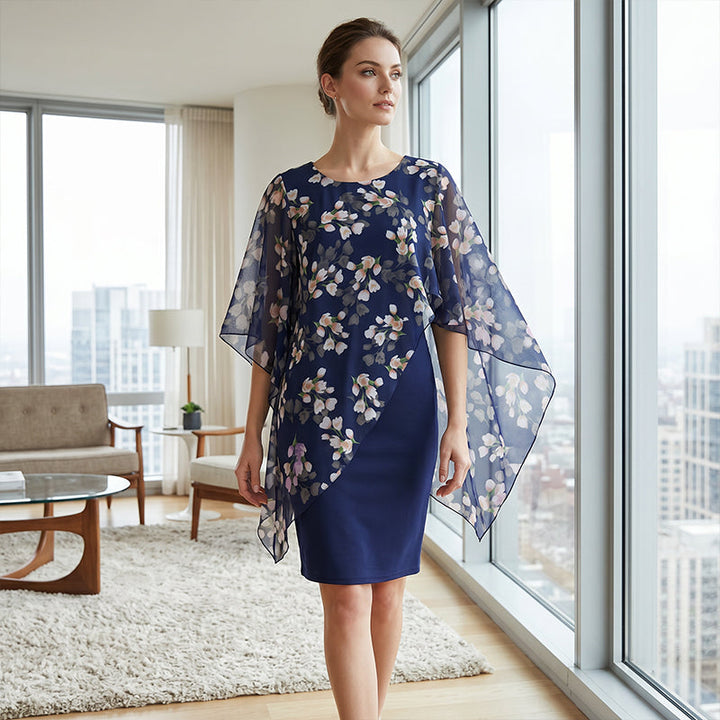 👗 50% RABATT! ✨ Set aus Blumen-Überwurf und Kleid – elegant & feminin – Perfekt für Hochzeitsgäste, Gartenpartys oder frühlingshafte Anlässe 🌸